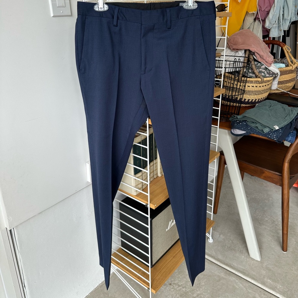 Men’s Bonobos Blue Suit Pants